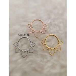 ARGOLA CLICKER PRIMAVERA AÇO (CX4)