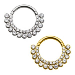 ARGOLA CLICKER 1 P E 11 ZIRC CUBIC TIT (ACX2)