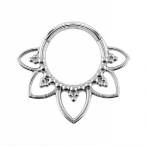 ARGOLA CLICKER PRIMAVERA AÇO (CX4)