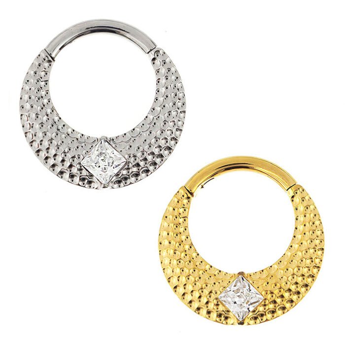 ARGOLA CZ MEDIEVAIS TIT (ACX7)