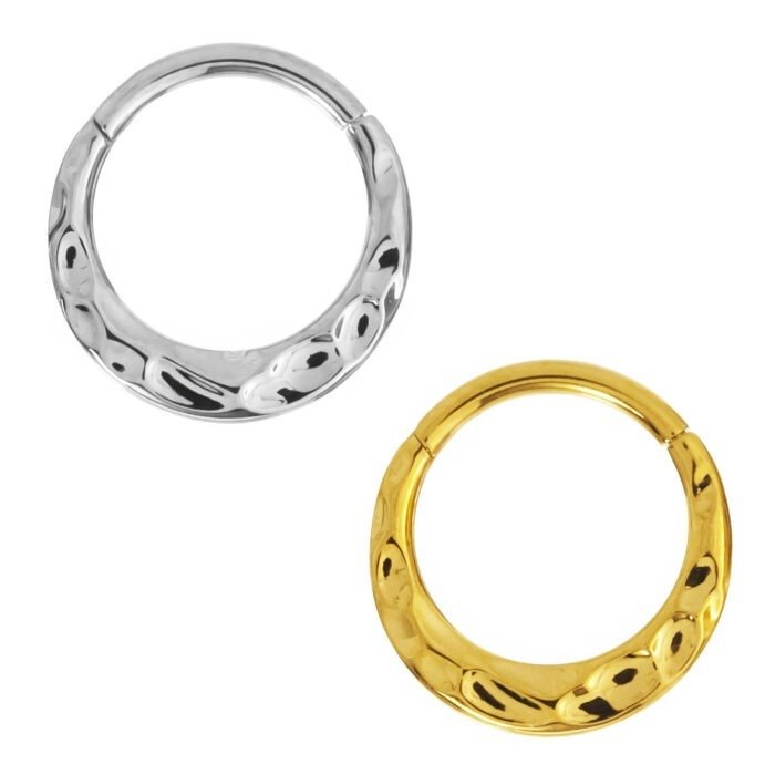 ARGOLA FRONTAL MARTELADA TIT (ACX6)