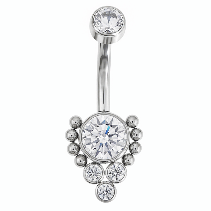 BNN 1 ZIRC TRIANGLE 8 BEADED TIT (UCX6)