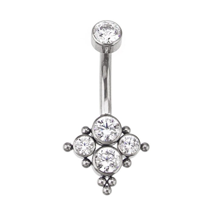 BNN LOSANGO 4 ZIRC 9 BEADED TIT (UCX6)