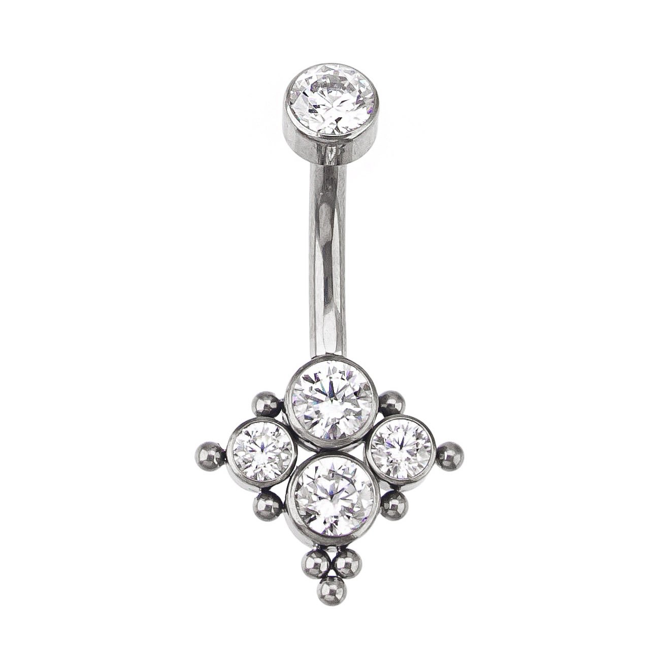 BNN LOSANGO 4 ZIRC 9 BEADED TIT (UCX6)