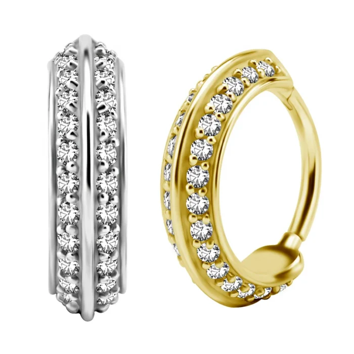 CONCH SATURNO DUPLO ZIRC BR AÇO