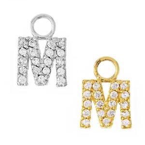 PINGENTE LETRAS CZ OURO 18K (SOB ENCOMENDA)