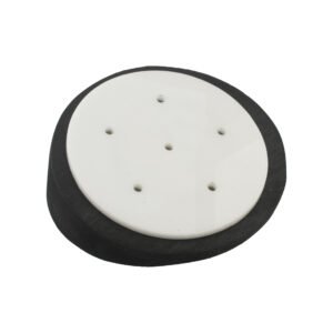 Mostruário Redondo de Madeira com Acrílico Branco