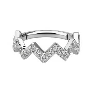 ARGOLA COROA CZ AÇO