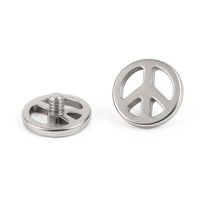 ACESSORIO TOPO SIMBOLO DA PAZ TIT