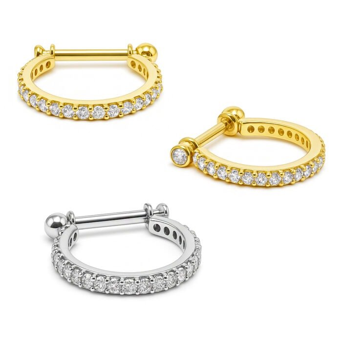 CONCH BARBELL 1F OURO 18K