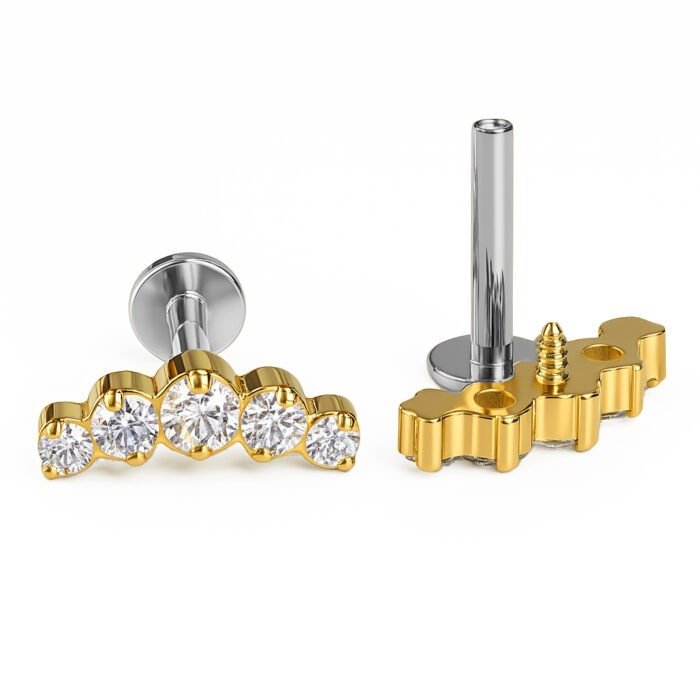 LBT CLUSTER PRONG ZIRC CUBIC TIT (CX8)