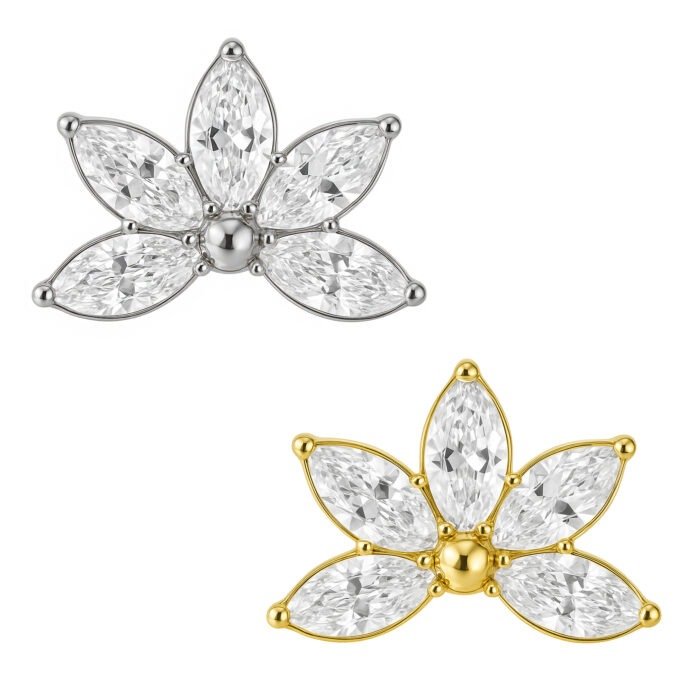 LBT MEIA FLOR 5 PET ZIRC TIT (CX14)