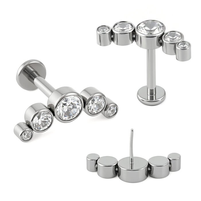 LBT PIN PUSH TIT CLUSTER 5 PEDRAS