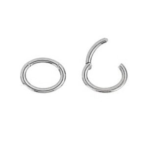 ARGOLA OVAL LISO TIT (ACX21)