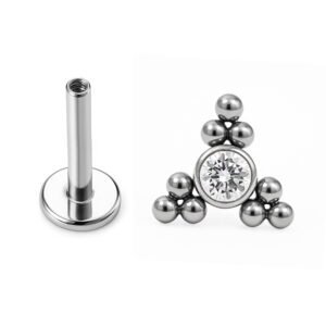 LBT TIT NAT 1P ZIRC 9 BEADED D018 (CX9)