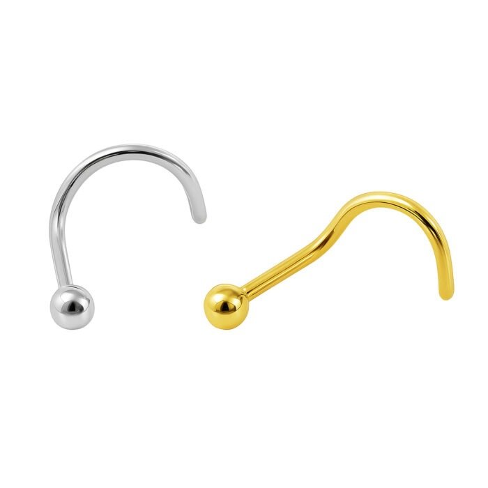 NOSTRIL BOLINHA OURO 18K