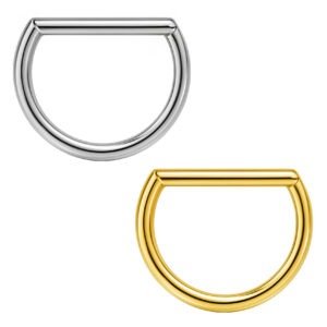 ARGOLA D LISO PARA MAMILO TIT (CX4)