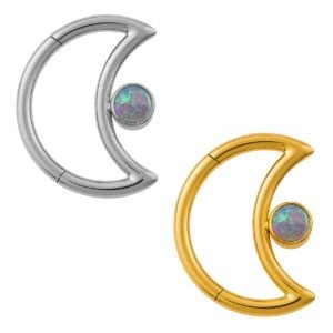 LUA CZ CUBIC CLICKER TIT (CX2)