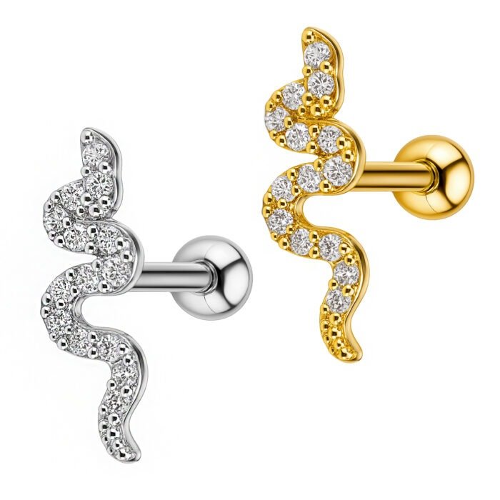 MICRO RETO COBRA ZIRC BR OURO 18K