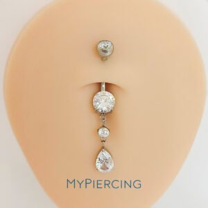 UMBIGO DUPLO P.LUZ GOTA CZ TIT (CX10)