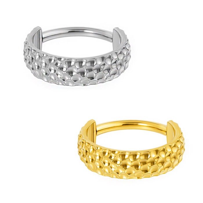 ARGOLA GROSSA MARTELADA TIT (ACX13)