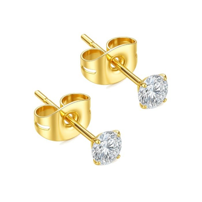 BRINCO ZIRC CUBIC 4 GARRA AÇO (CX4)