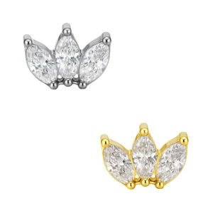 LBT GEM TOP PONTUDO ZIRC (CX14)