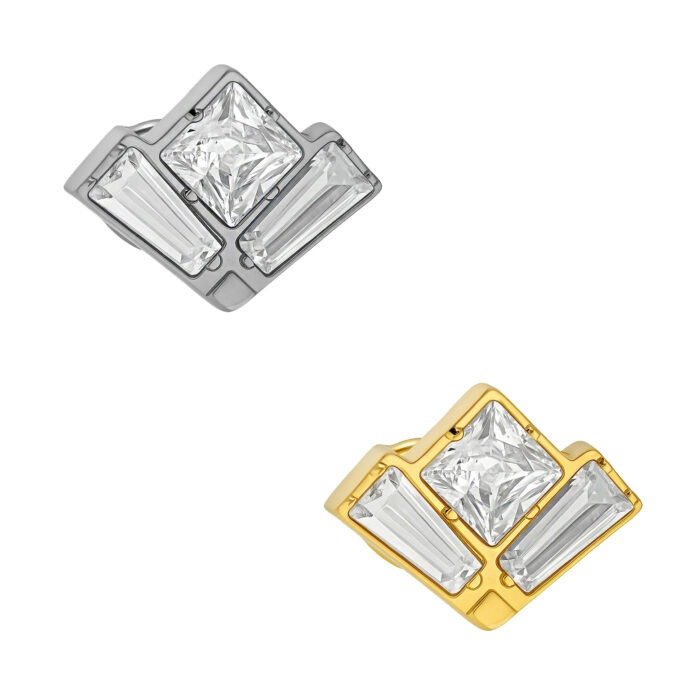 LBT V CZ BAGUETE.SQUARE TIT (CX29)