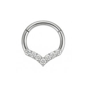 ARGOLA PAVE FRON CZ TIT (ACX9)