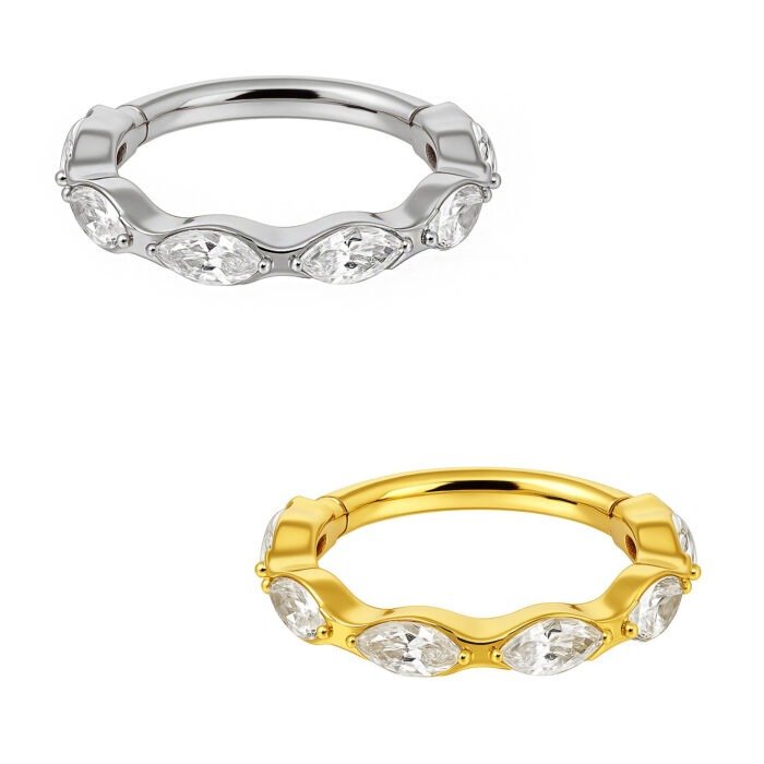 ARGOLA CZ PONTIAGUDA TIT (CX20)