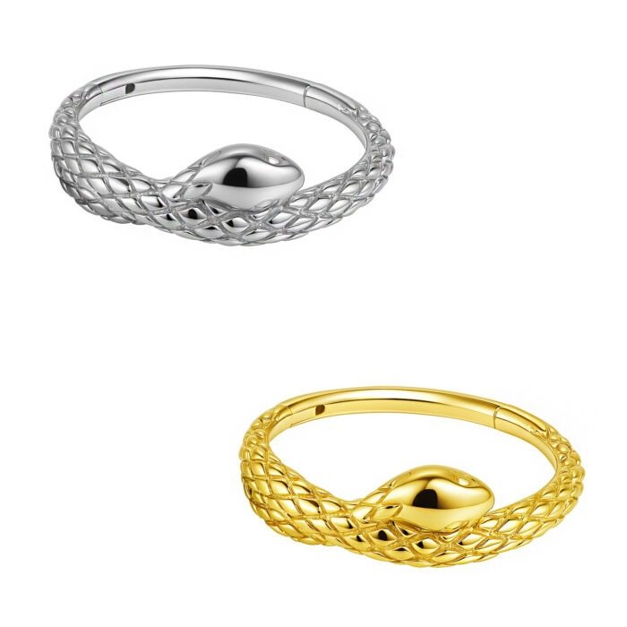 CONCH RING SNAKE AÇO (CX6)