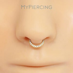 ARGOLA SLIM CZ FRONTAL AÇO (CX10)