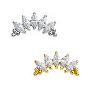 LBT CLUSTE 5 NAVEL 6 BOL CZ TIT (CX37)