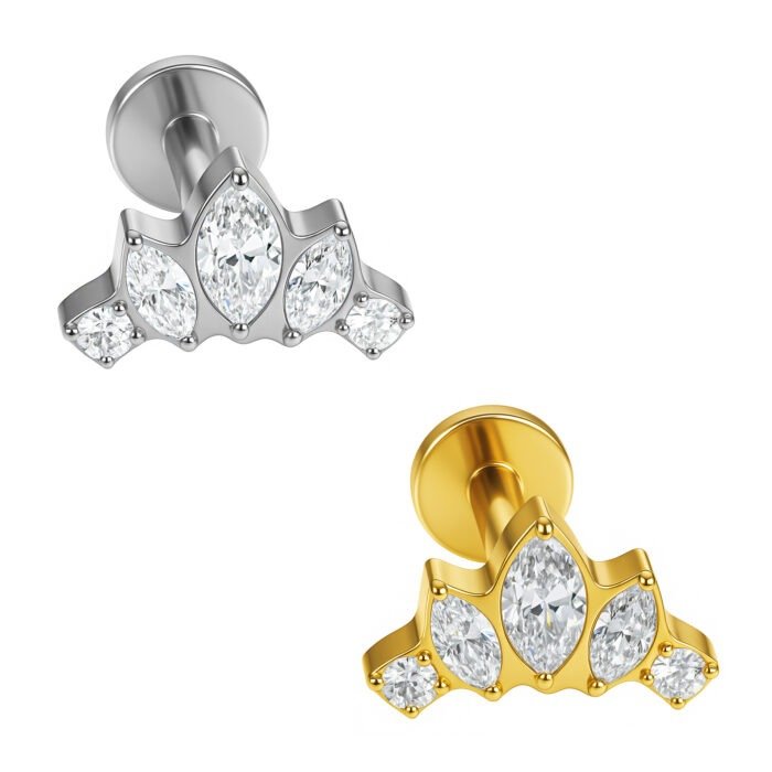 LBT 3 NAVETE 2 ZIRC CUBIC TIT R/I (CX10)