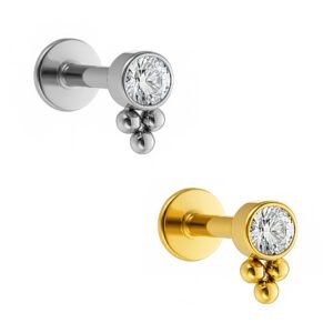 LBT PIN.P 1 CZ BR 3 BEADED TIT(PCX7)