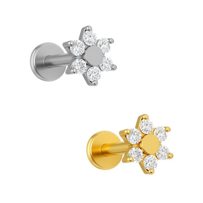 LBT TIT FLOR 6 PETALAS ZIRC (CX12)