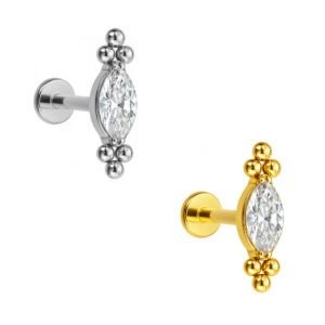 LBT NAVETE 6 BEADED CZ TIT (CX3)