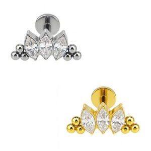 LBT 3 NAVETE BEADED TIT R/I (CX10)