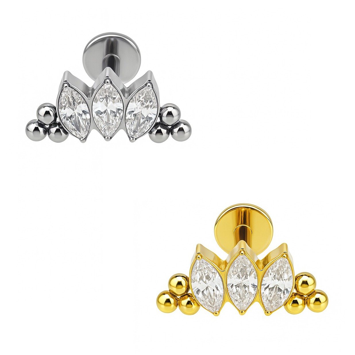 LBT 3 NAVETE BEADED TIT R/I (CX10)