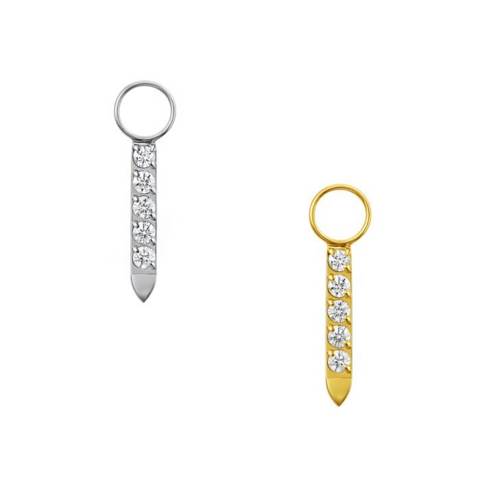 PINGENTE BARRINHA ZIRC TIT