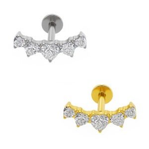 LBT CLUSTER CORAÇÃO CZ TIT (CX39)