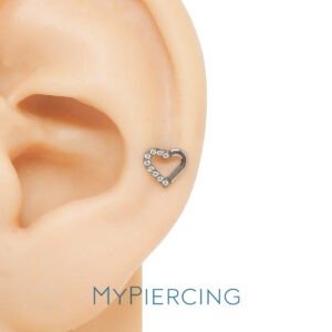 LBT CORAÇÃO MEIO CRAVEJADO TIT (CX37)