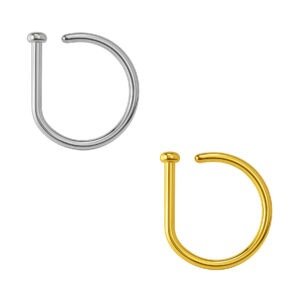 ARGOLA NARIZ OPEN D TITANIO