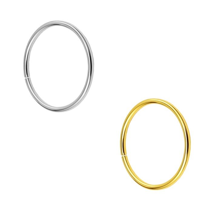 ARGOLA NARIZ OURO 18K